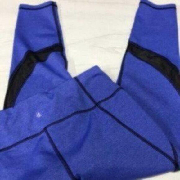 Loft Women Blue Straight Leg Pull On High Waist Comfortable Leggings Size Small - Picture 3 of 6